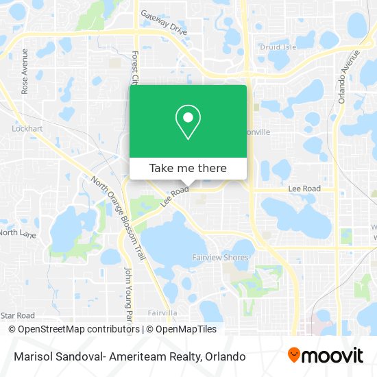 Marisol Sandoval- Ameriteam Realty map