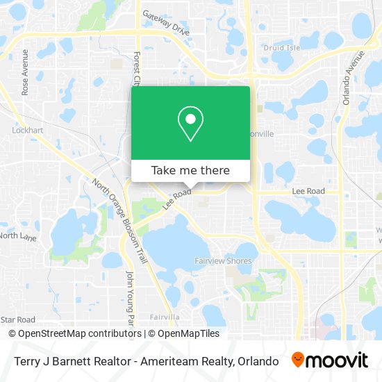 Terry J Barnett Realtor - Ameriteam Realty map
