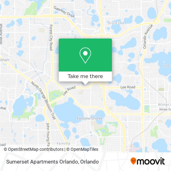 Mapa de Sumerset Apartments Orlando