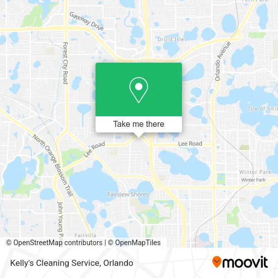 Kelly's Cleaning Service map