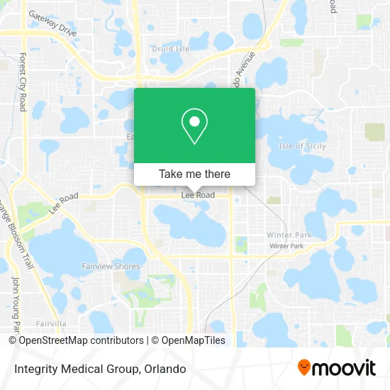 Mapa de Integrity Medical Group