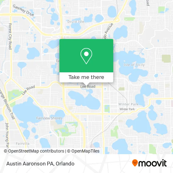 Austin Aaronson PA map