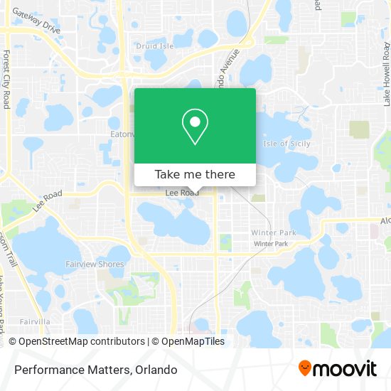 Performance Matters map