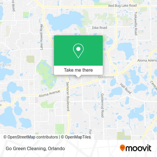 Go Green Cleaning map