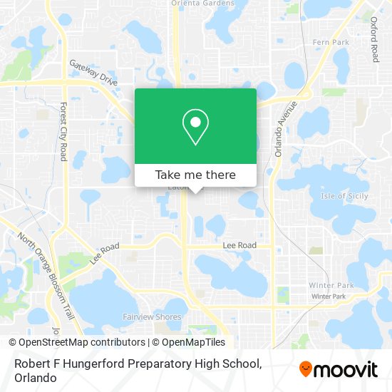 Robert F Hungerford Preparatory High School map