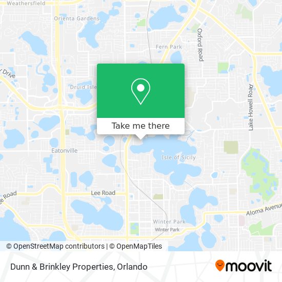 Dunn & Brinkley Properties map