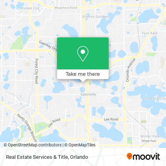 Real Estate Services & Title map