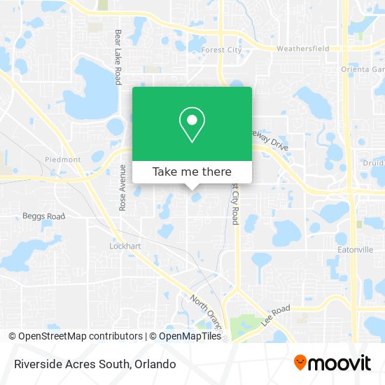 Riverside Acres South map