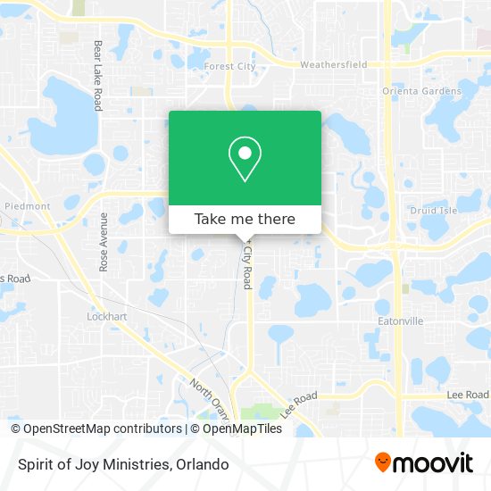 Mapa de Spirit of Joy Ministries