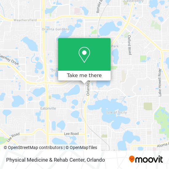 Physical Medicine & Rehab Center map