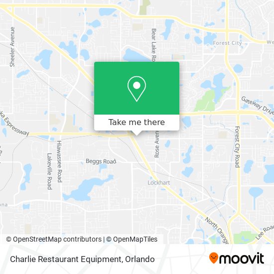 Charlie Restaurant Equipment map