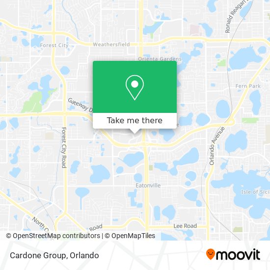 Mapa de Cardone Group