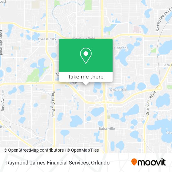 Raymond James Financial Services map