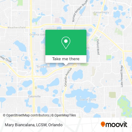 Mapa de Mary Biancalana, LCSW