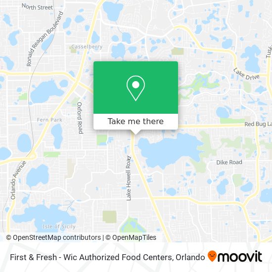 First & Fresh - Wic Authorized Food Centers map