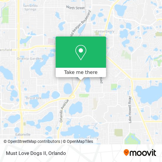 Mapa de Must Love Dogs II