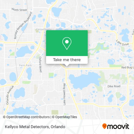 Kellyco Metal Detectors map