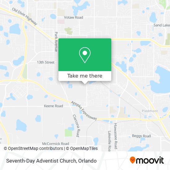 Seventh-Day Adventist Church map