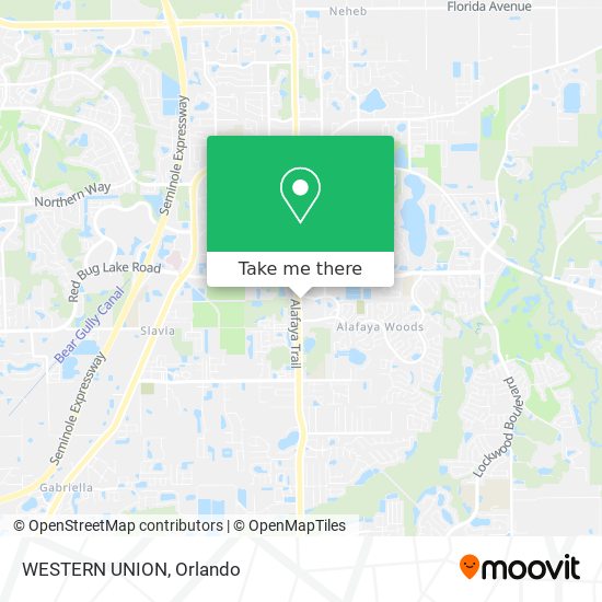Mapa de WESTERN UNION