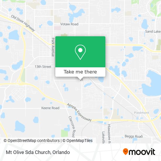 Mapa de Mt Olive Sda Church