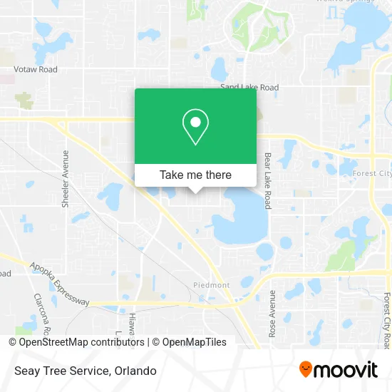 Seay Tree Service map