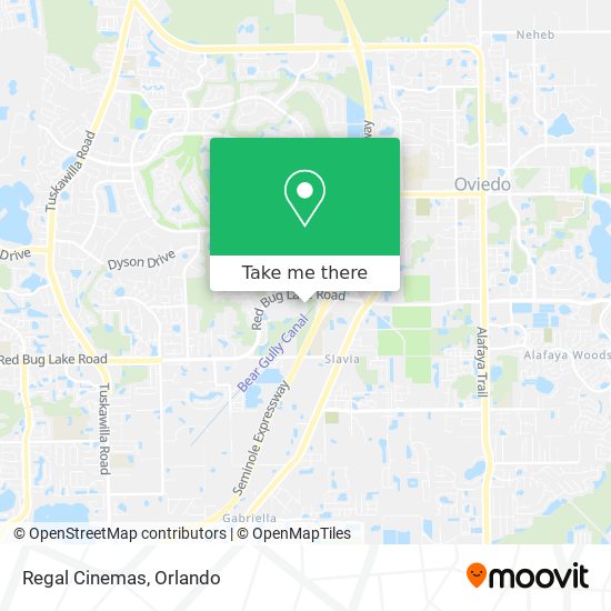 Mapa de Regal Cinemas