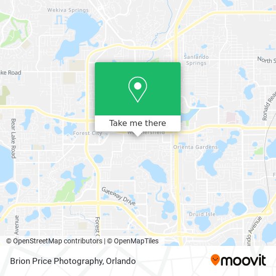 Brion Price Photography map