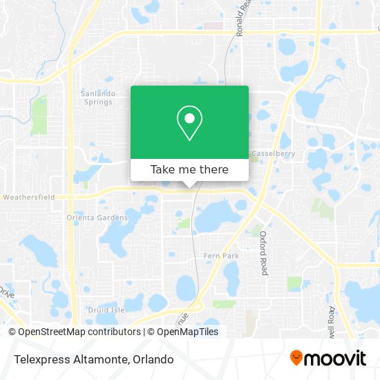 Telexpress Altamonte map