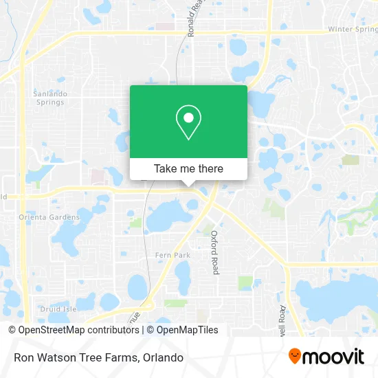 Ron Watson Tree Farms map