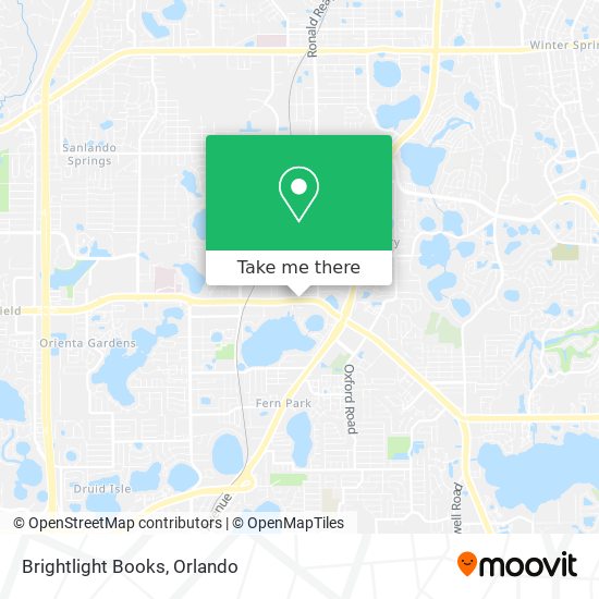 Mapa de Brightlight Books