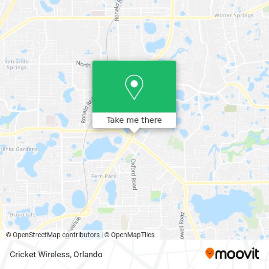 Cricket Wireless map