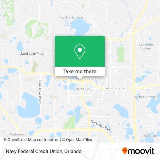 Navy Federal Credit Union map