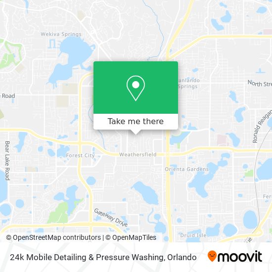 24k Mobile Detailing & Pressure Washing map