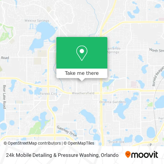 24k Mobile Detailing & Pressure Washing map
