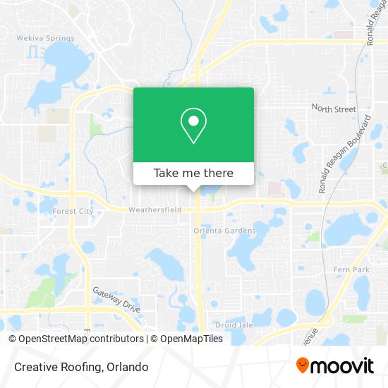 Mapa de Creative Roofing