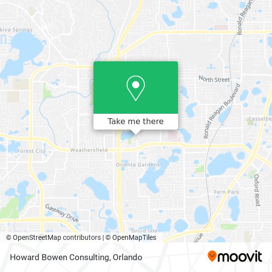 Howard Bowen Consulting map