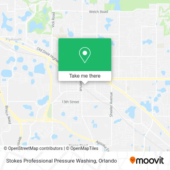 Mapa de Stokes Professional Pressure Washing