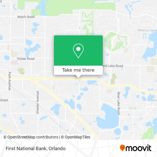 Mapa de First National Bank