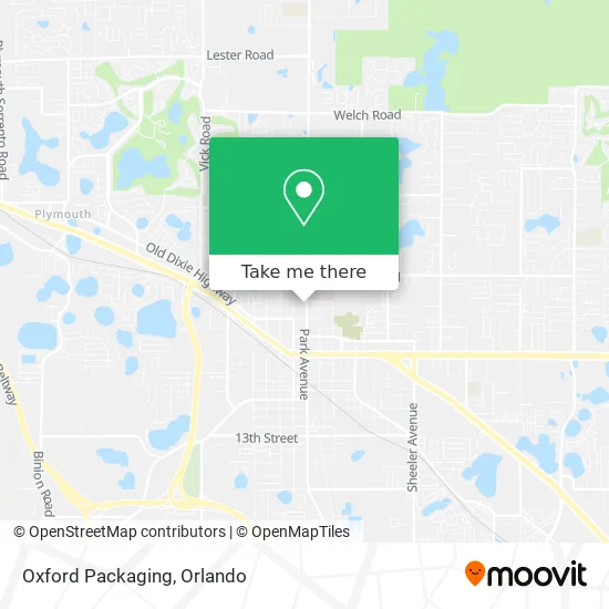 Mapa de Oxford Packaging