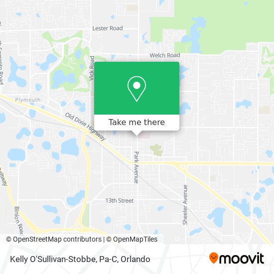Mapa de Kelly O'Sullivan-Stobbe, Pa-C