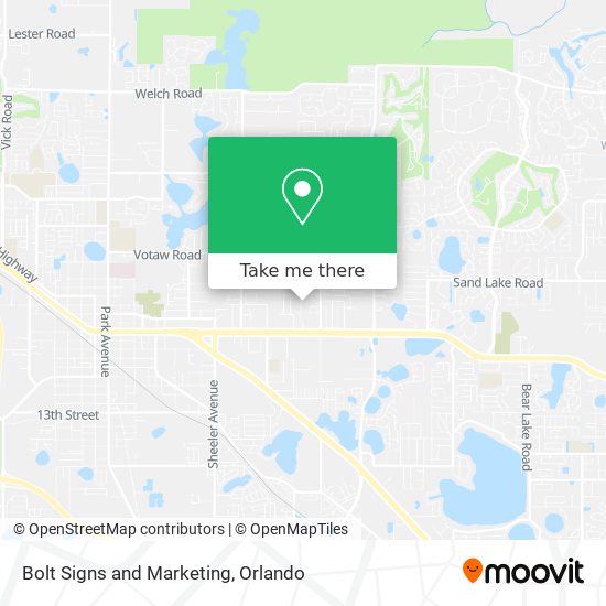 Bolt Signs and Marketing map