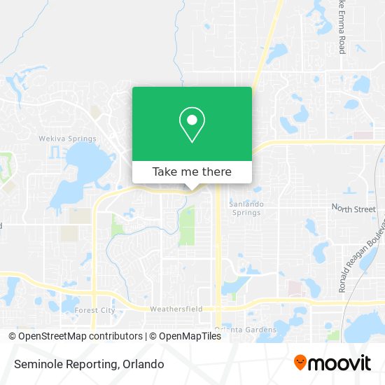 Seminole Reporting map