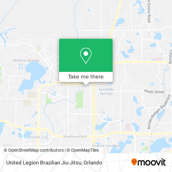 United Legion Brazilian Jiu-Jitsu map