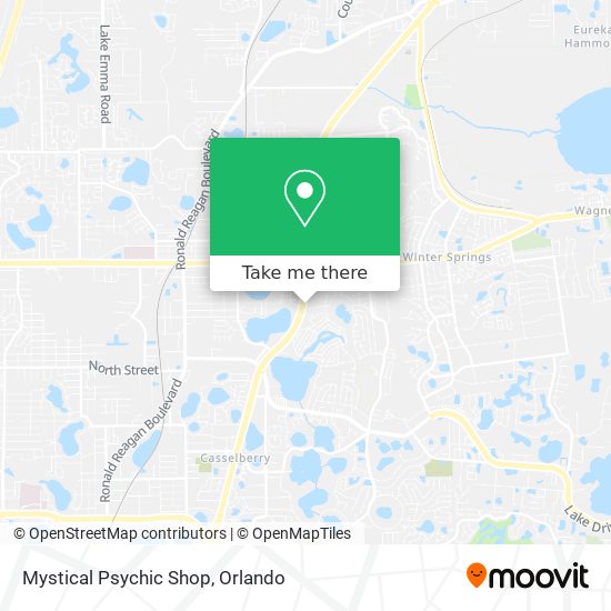 Mystical Psychic Shop map