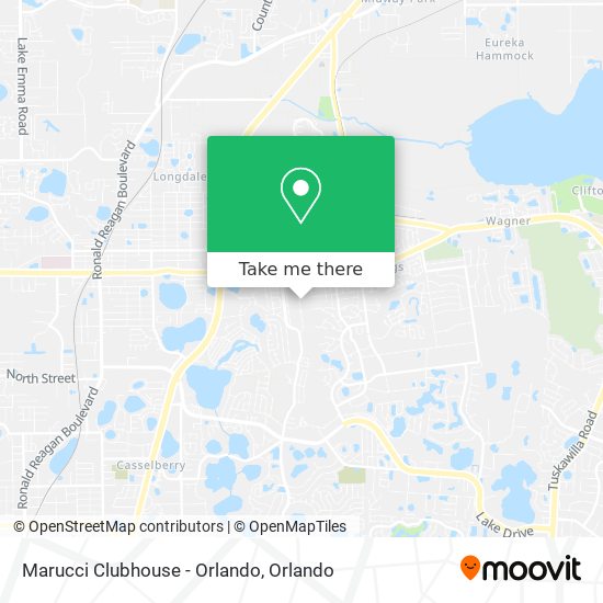 Marucci Clubhouse - Orlando map