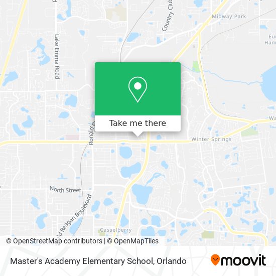 Master's Academy Elementary School map