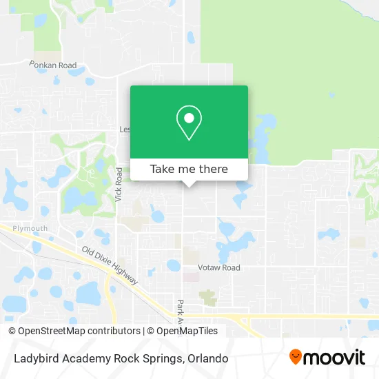 Mapa de Ladybird Academy Rock Springs