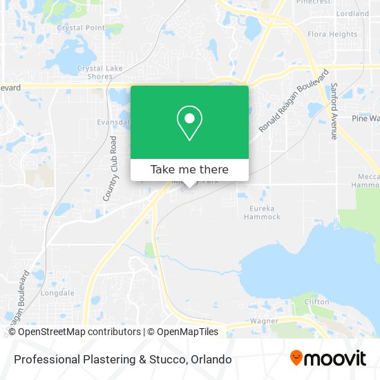 Professional Plastering & Stucco map
