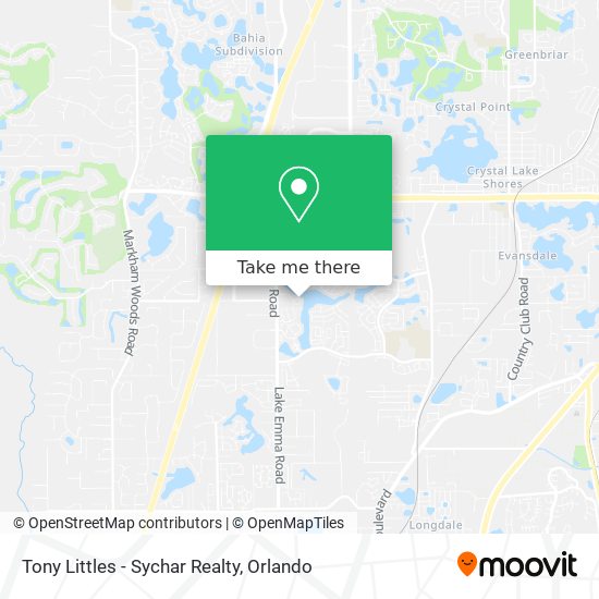 Mapa de Tony Littles - Sychar Realty