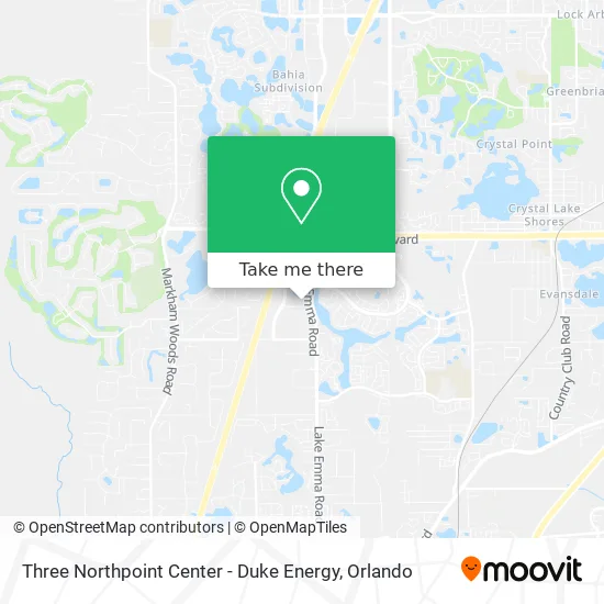 Three Northpoint Center - Duke Energy map